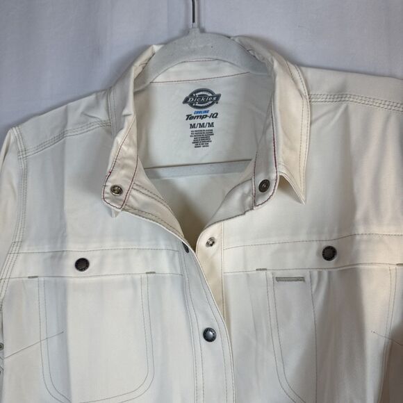 Dickies Temp IQ Women's Medium Cooling Utility Long Sleeve Shirt Beige NWT - Picture 8 of 16
